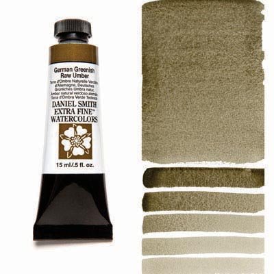 Daniel Smith Watercolour 15ml German Greenish Raw Umber - theartshop.com.au