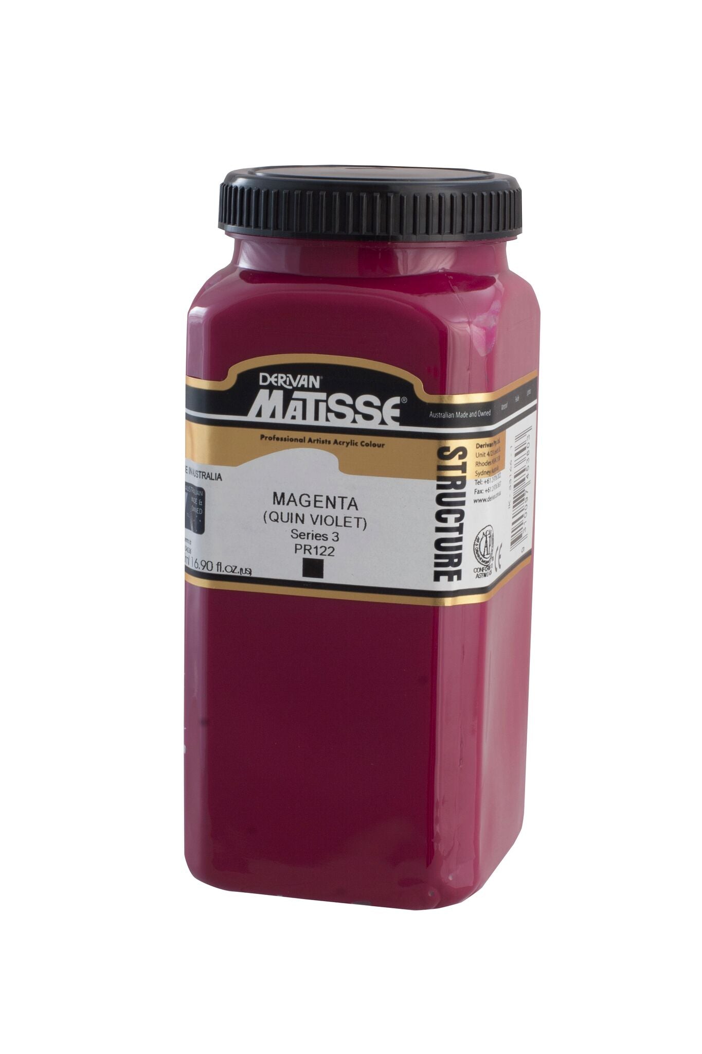Matisse Structure 500ml Magenta Quin Violet - theartshop.com.au