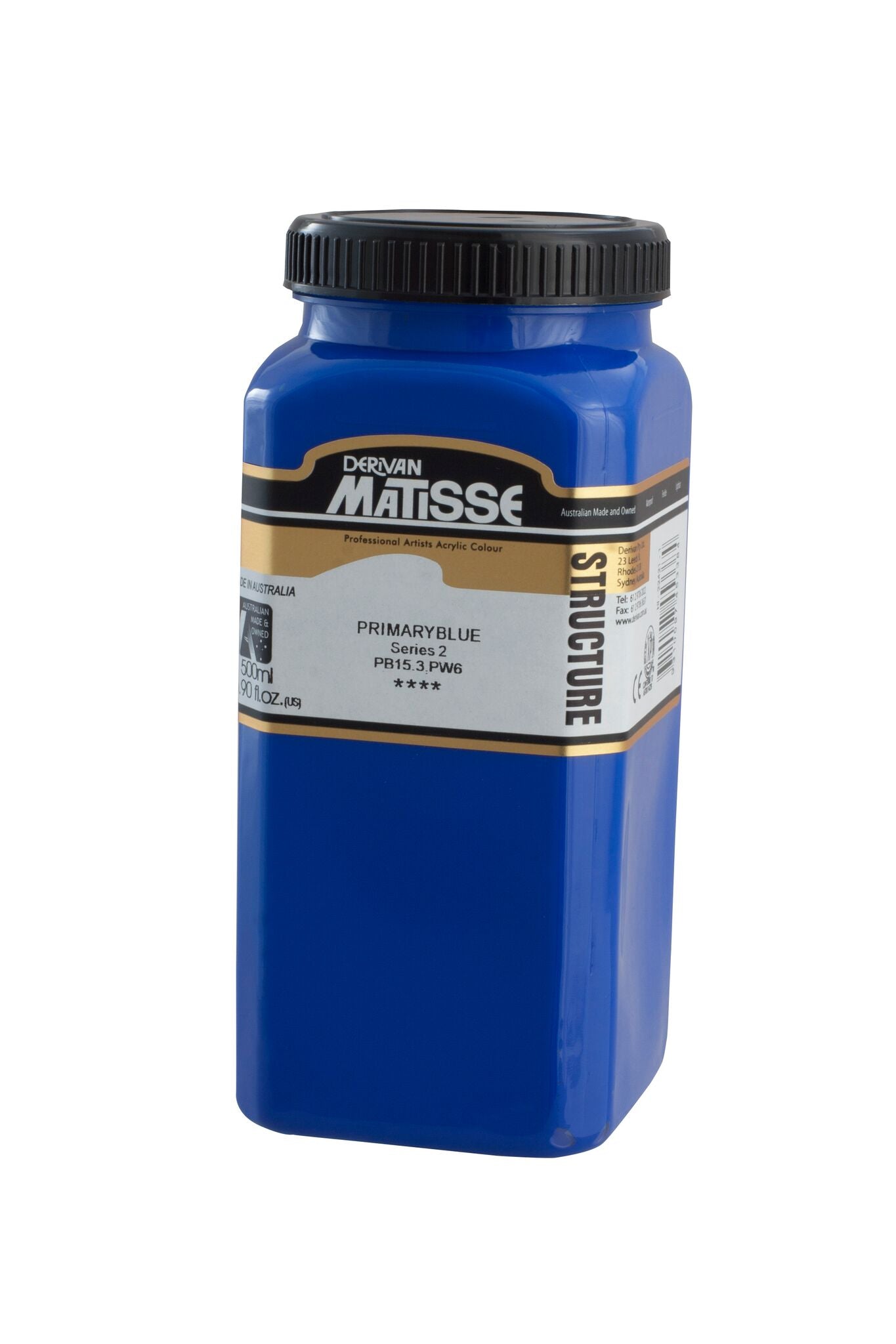 Matisse Structure 500ml Primary Blue - theartshop.com.au