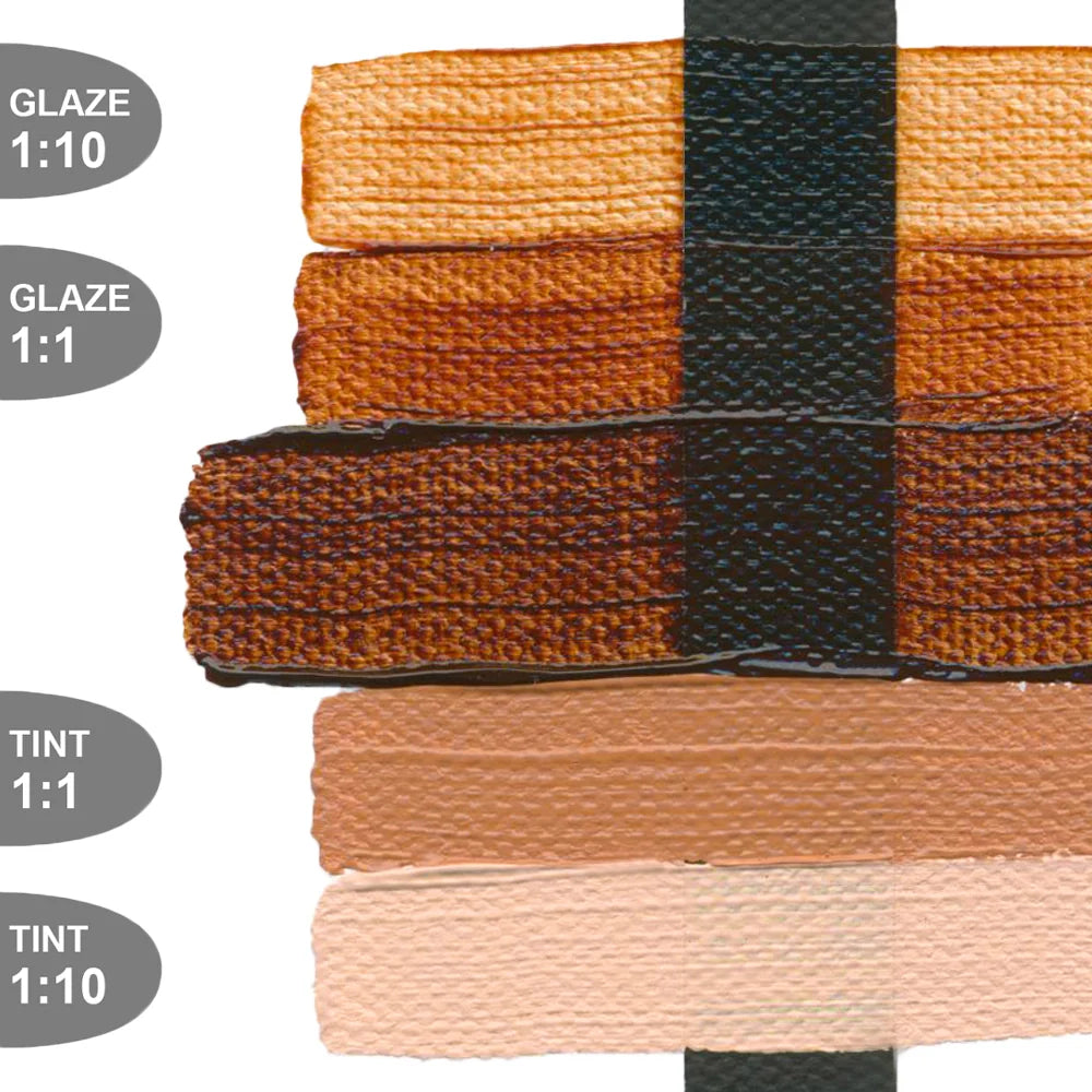 Golden Heavy Body Acrylic 473ml Series 3 Transparent Brown Iron Oxide