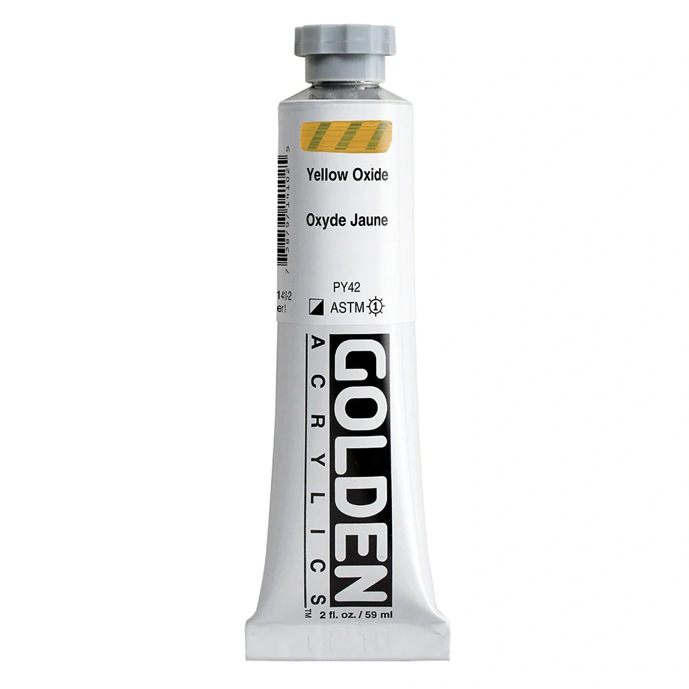 Golden Heavy Body Acrylic 59ml Series 1 Yellow Oxide