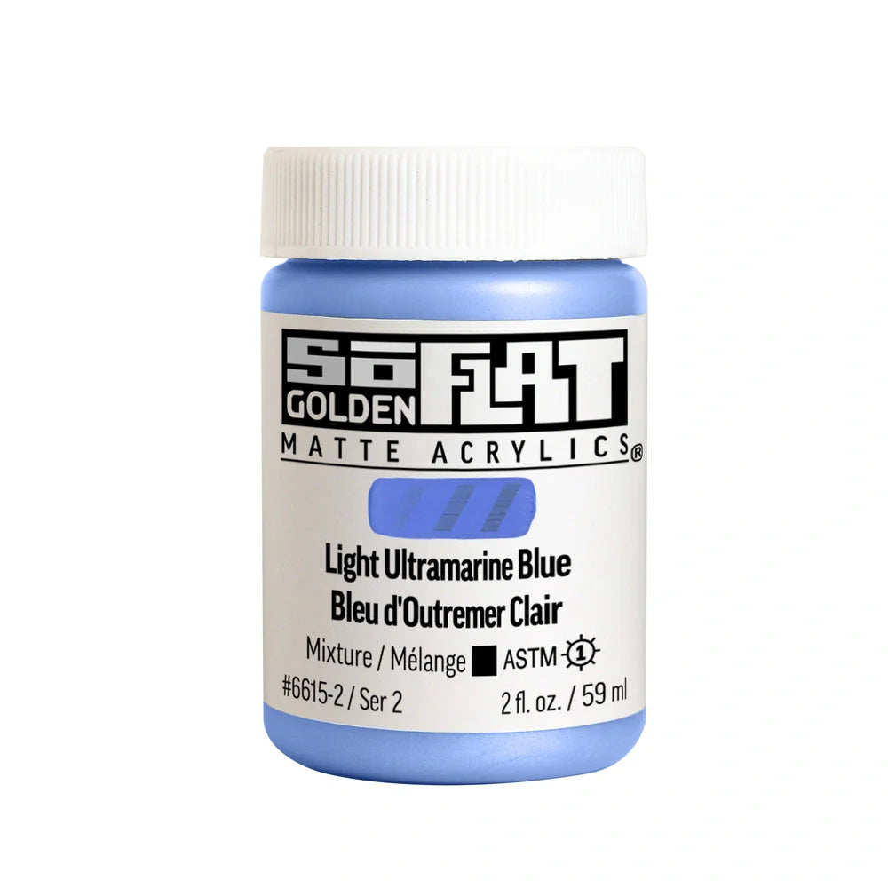 Golden SoFlat 59ml Series 2 Light Ultramarine Blue