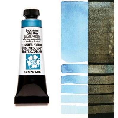 Daniel Smith Watercolour 15ml Duochrome Cabo Blue - theartshop.com.au