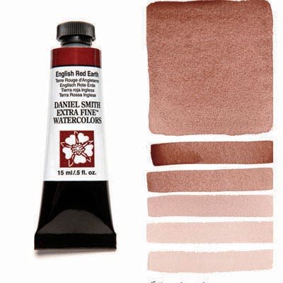 Daniel Smith Watercolour 15ml English Red Earth - theartshop.com.au