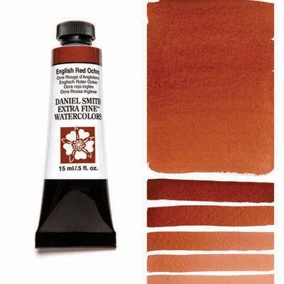 Daniel Smith Watercolour 15ml English Red Ochre - theartshop.com.au