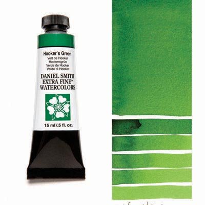 Daniel Smith Watercolour 15ml Hooker's Green - theartshop.com.au