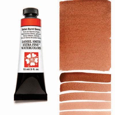 Daniel Smith Watercolour 15ml Italian Burnt Sienna - theartshop.com.au