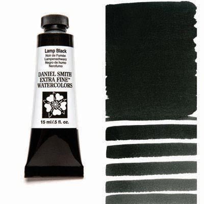 Daniel Smith Watercolour 15ml Lamp Black - theartshop.com.au