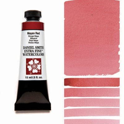 Daniel Smith Watercolour 15ml Mayan Red - theartshop.com.au