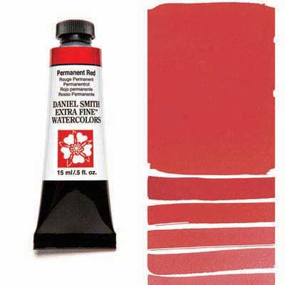 Daniel Smith Watercolour 15ml Permanent Red - theartshop.com.au