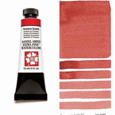 Daniel Smith Watercolour 15ml Perylene Scarlet - theartshop.com.au