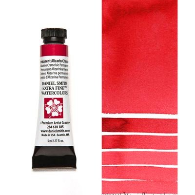 Daniel Smith W/C 5ml Permanent Alizarin Crimson - theartshop.com.au
