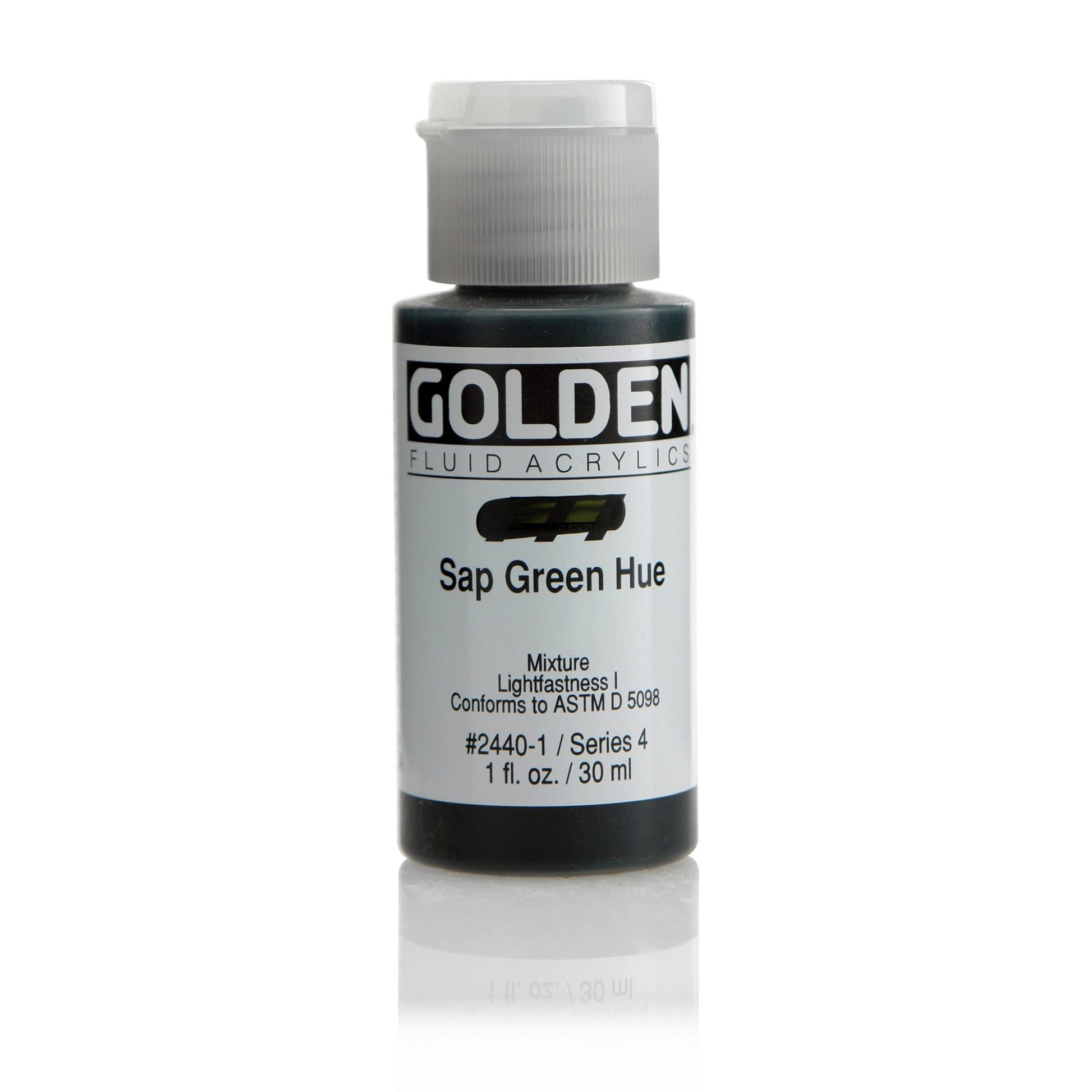 Golden Fluid Acrylic 30ml Sap Green Hue - theartshop.com.au