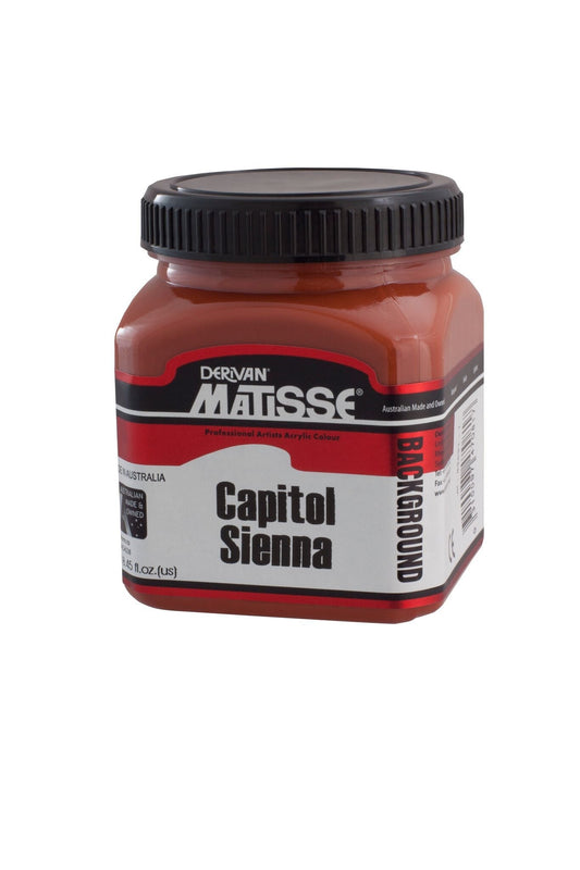 Matisse Background 250ml Capitol Sienna - theartshop.com.au