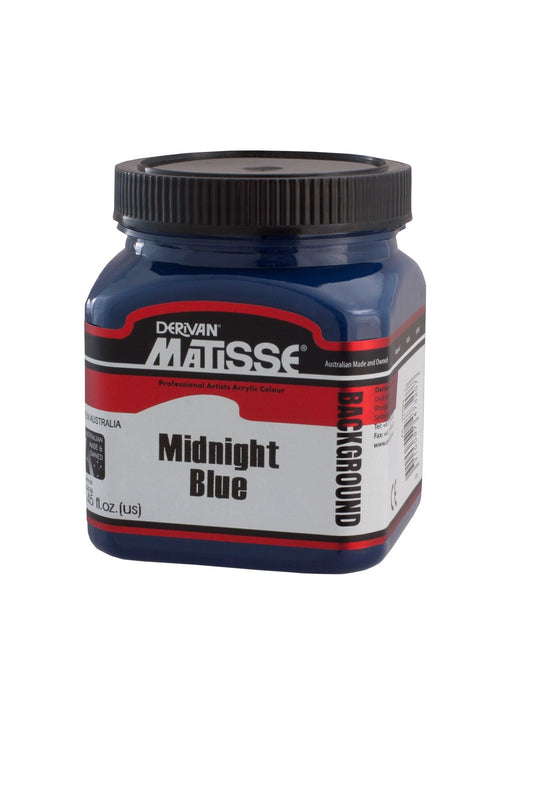 Matisse Background 250ml Midnight Blue - theartshop.com.au
