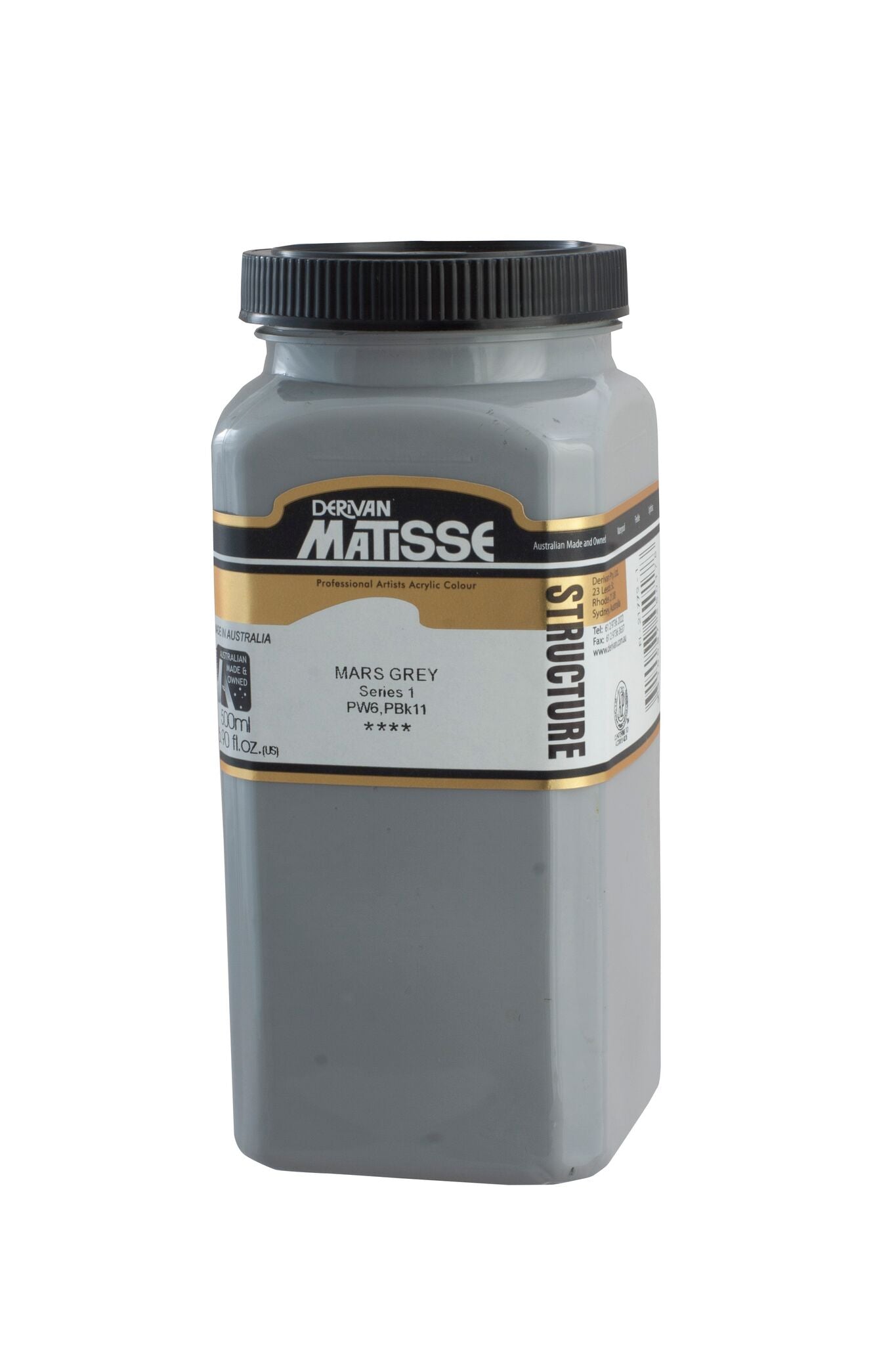 Matisse Structure 500ml Mars Grey - theartshop.com.au