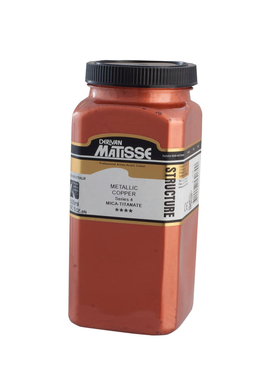 Matisse Structure 500ml Metallic Copper - theartshop.com.au