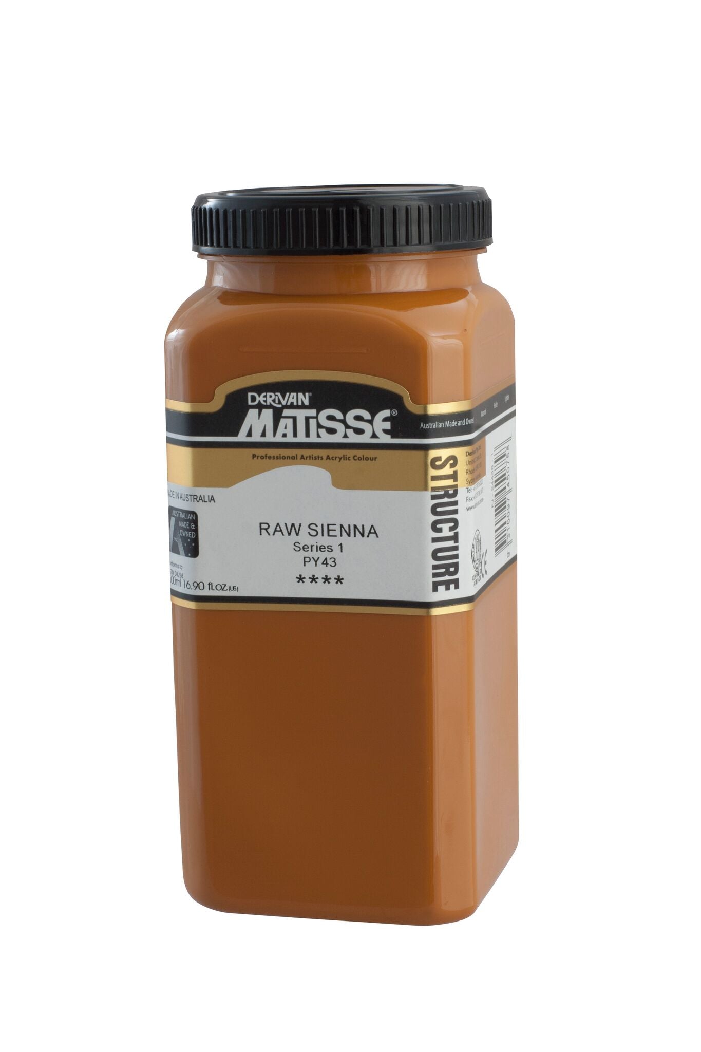 Matisse Structure 500ml Raw Sienna - theartshop.com.au