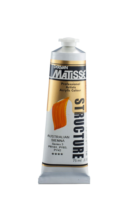 Matisse Structure 75ml Australian Sienna - theartshop.com.au