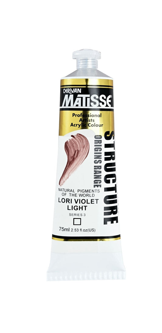 Matisse Structure 75ml Series 3 Lori Violet Light - theartshop.com.au